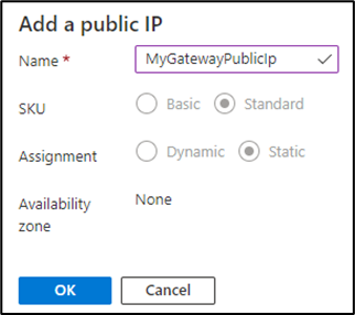 Configuration de l'IP publique