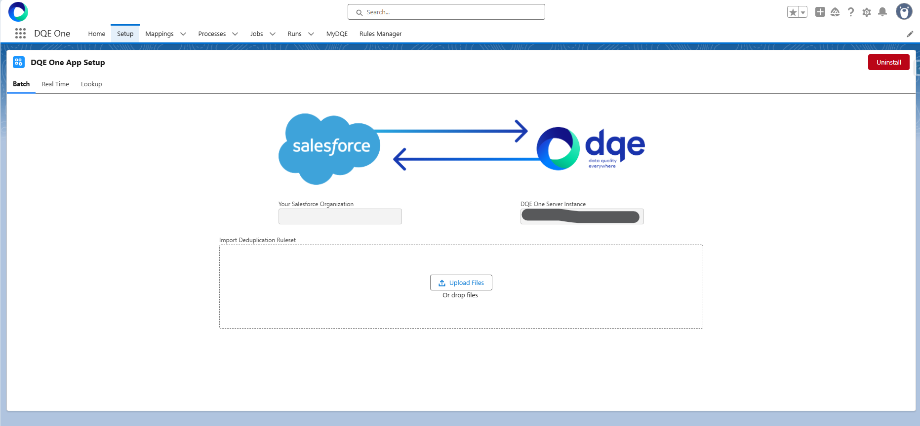 Upload a pre-existing JSON deduplication rule