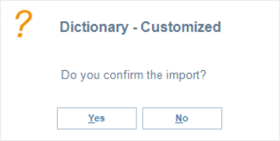 Sélection de fichier dans l'Explorateur Windows pour importer le fichier de traduction Quality customer data