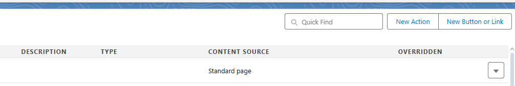 Create a new button or link