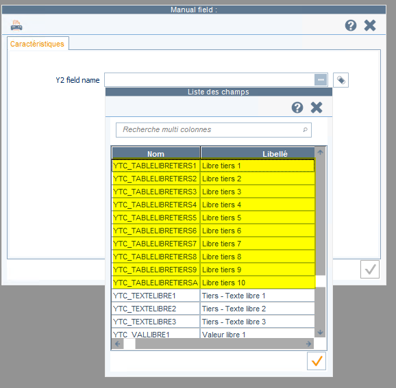 Retail Y2 free table fields available for partner export