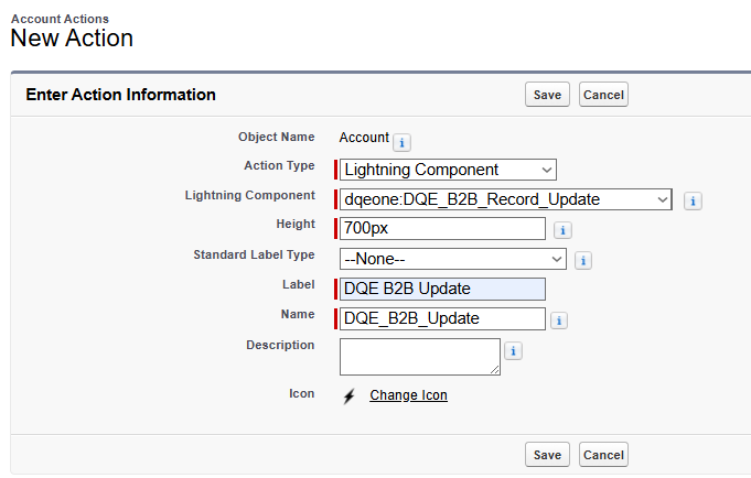 DQE Neue B2B-Update-Action